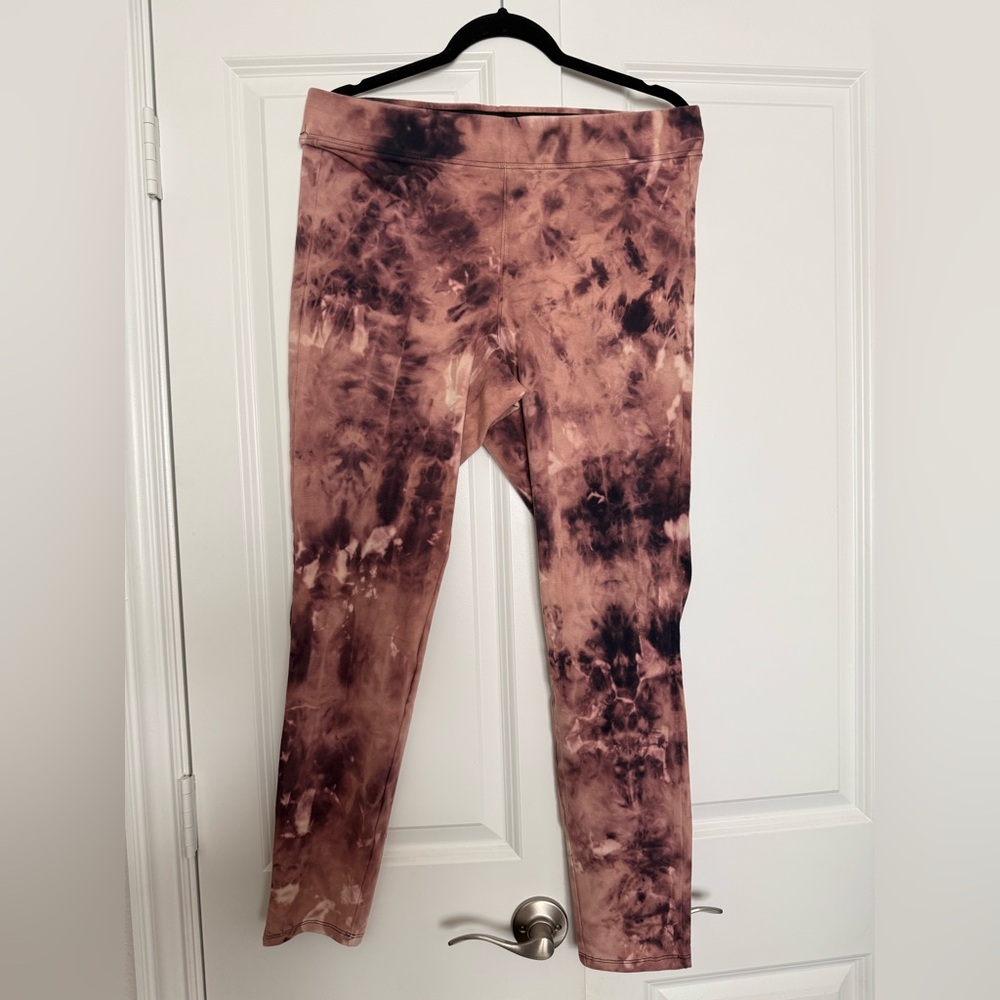 Old Navy Kids Tie-Dye Leggings - Pink and Black